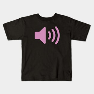 Volume button - pink Kids T-Shirt